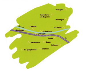 Secteur d’intervention du H.A.D. du Sud Gironde